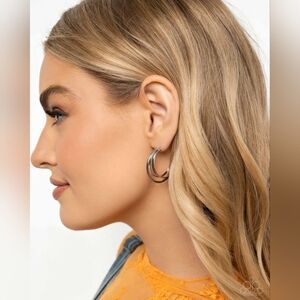 Curly Charisma Hoop Earrings